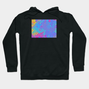 Pan Pride Abstract Rounded Circuits Hoodie